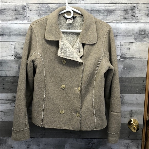 Cozy Faux Shearling Double-Breasted Outerwear